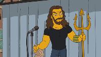 Click to watch 'The Fat Blue Line' (popup) The Simpsons